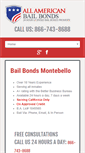 Mobile Screenshot of montebellobailbonds.com